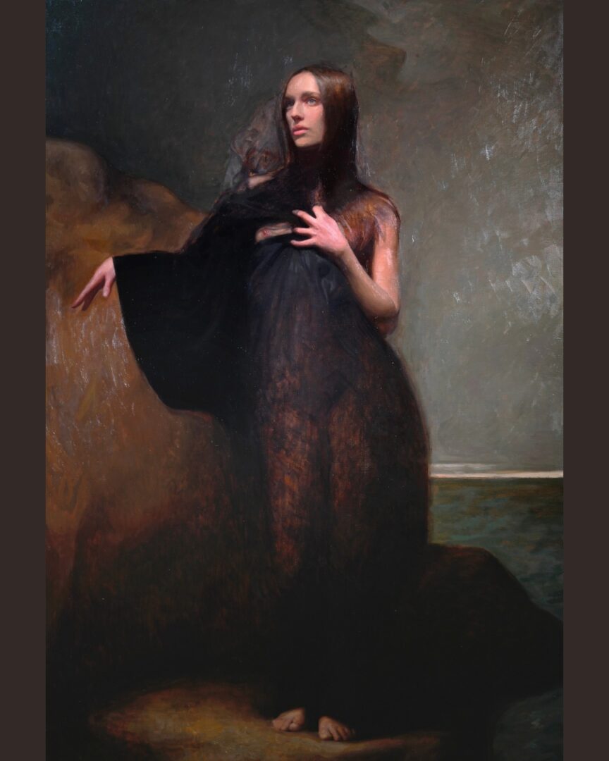 “La Notte”, oil on linen by BAA graduate Giotto Riva (@giotto_riva)