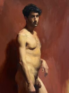 Long pose painting of “Martín” by BAA student Jonathan Pon (@jponathan)🎨
#barcelonaacademyofart #figurativepainting #oilpaintings