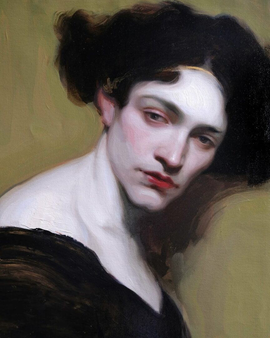 "Torre de marfil”, oil on linen by BAA graduate Mauro Llanas (@mauro_llanas_)