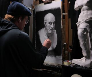 Cast drawing by BAA student Patrick Marston (@marstonoriginal)