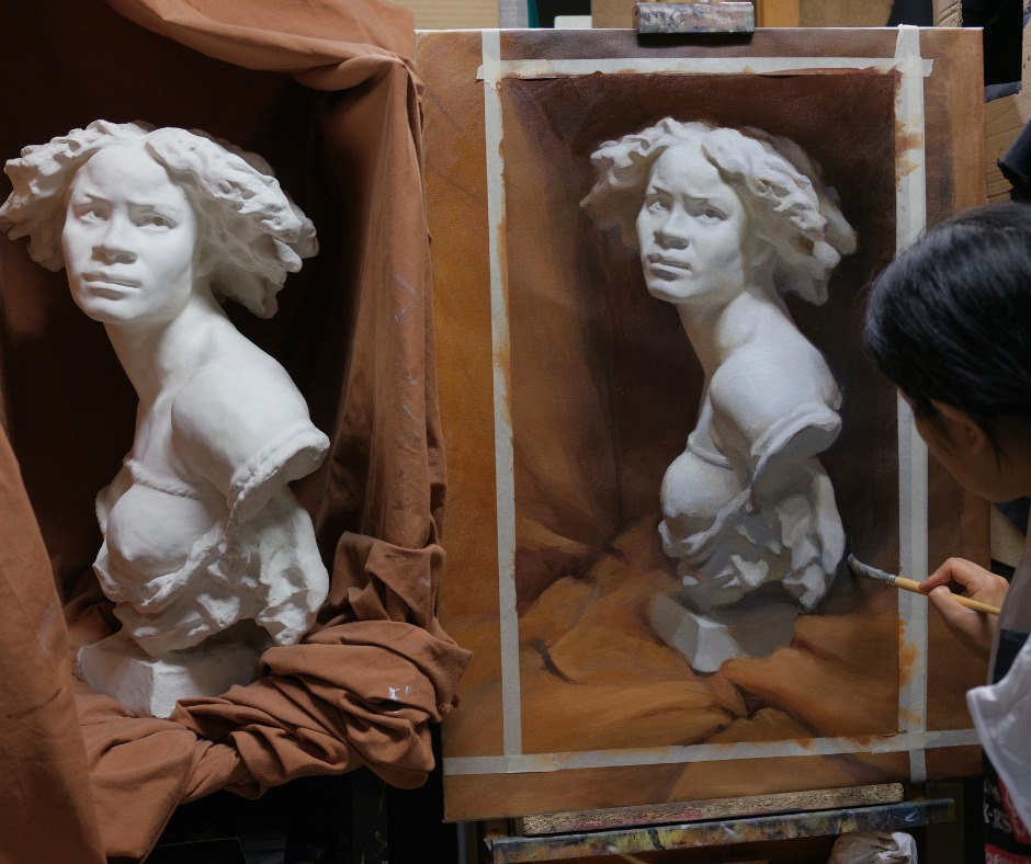 Cast painting in progress by student Jie Liu (@liu99jie)
#BarcelonaAcademyOfArt #AcademicArt #FigurativePainting #RealistArt #ArtStudio #ArtEducation
