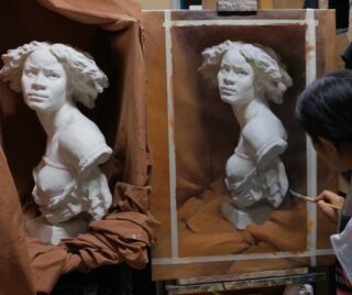 Cast painting in progress by student Jie Liu (@liu99jie)

 #BarcelonaAcademyOfArt #AcademicArt #FigurativePainting #RealistArt #ArtStudio #ArtEducation