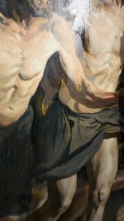 Purgatory, the second part of Dante Alighieri’s Divine Comedy. A path of penance, redemption, and light before reaching Paradise, focusing on sinful souls and the seven deadly sins.

@alama_art , director of the @academyofartbarcelona, ​​working in his studio.
