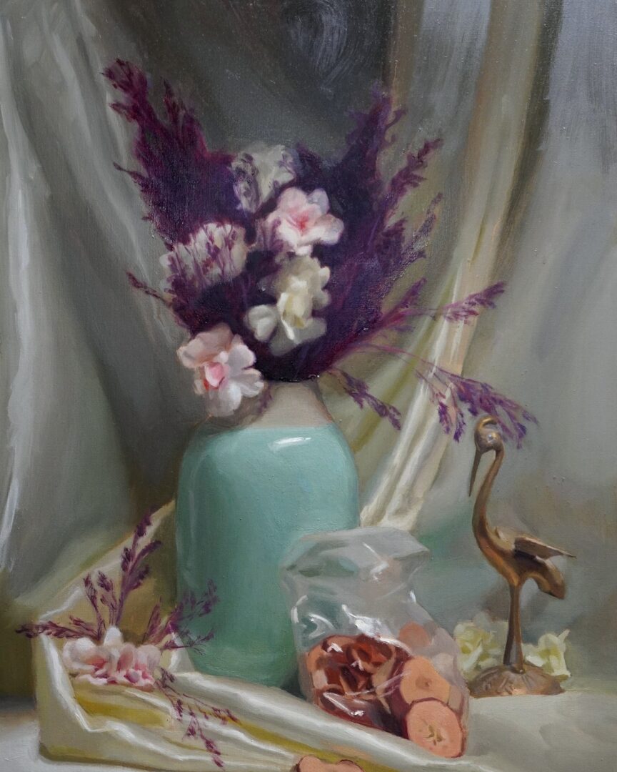 Still life painting by recent graduate Elias Muller (@eliasmullerart)
