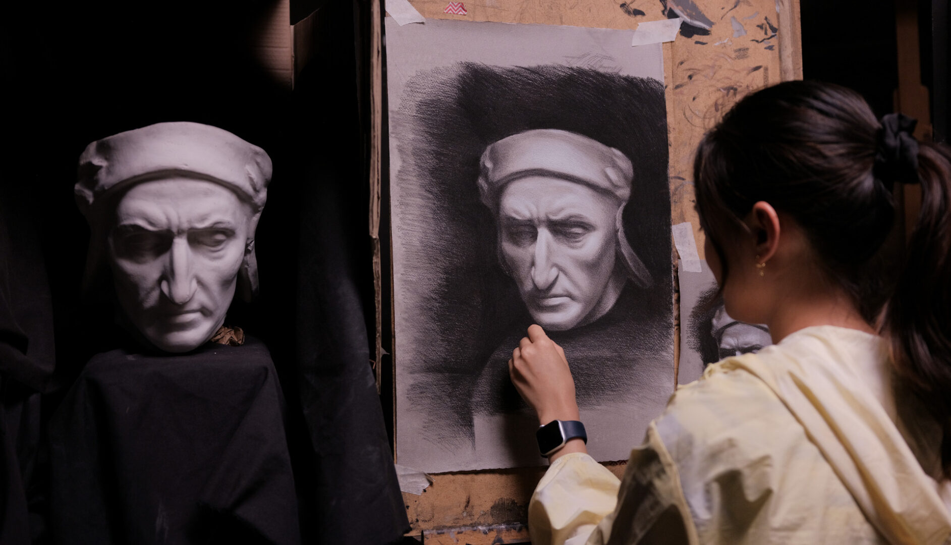 barcelonaacademyofart castdrawing dante